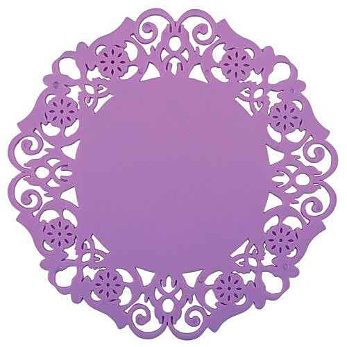 DP Designer Silicone Coasters - Purple BB 151, 1 pc  