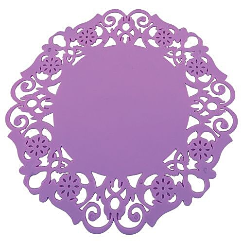 DP Designer Silicone Coasters - Purple BB 151, 1 pc  