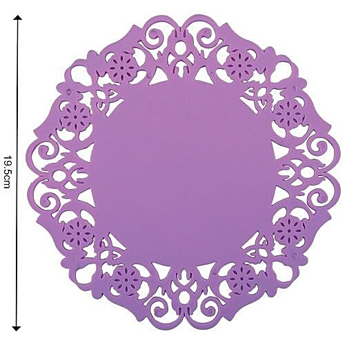 DP Designer Silicone Coasters - Purple BB 151, 1 pc  