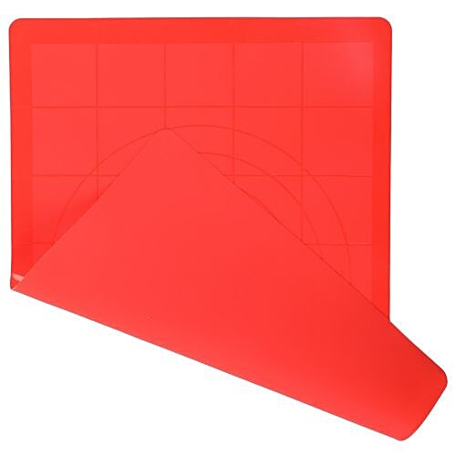 DP Silicone Cake/Bowl Size Measuring Mat - Red BB 143, 1 pc  