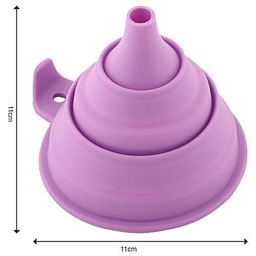 DP Silicone Collapsible Funnel - Purple BB 144 1, 1 pc  