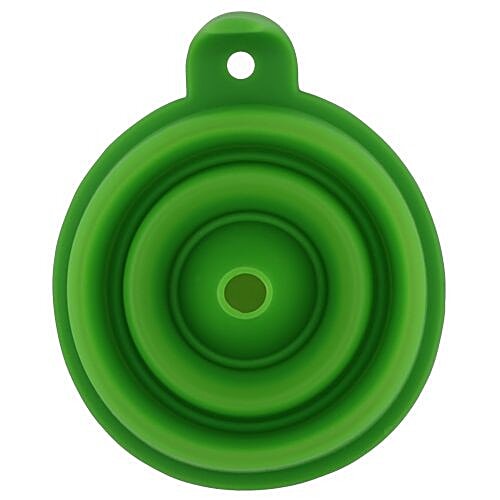 DP Silicone Collapsible Funnel - Dark Green BB 144 4, 1 pc  