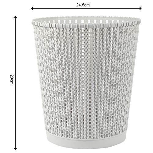 DP Plastic Dustbin/Basket - Grey, BB 225, 10 L  