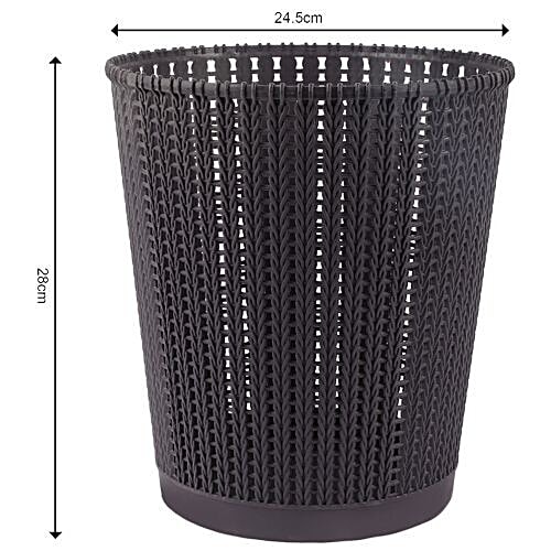 DP Plastic Dustbin/Basket - Dark Purple, BB 225, 10 L  