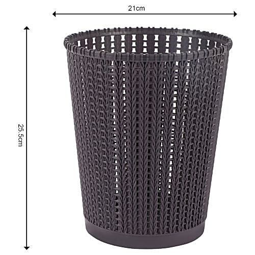 DP Plastic Dustbin/Basket - Dark Purple, BB 226, 6 L  