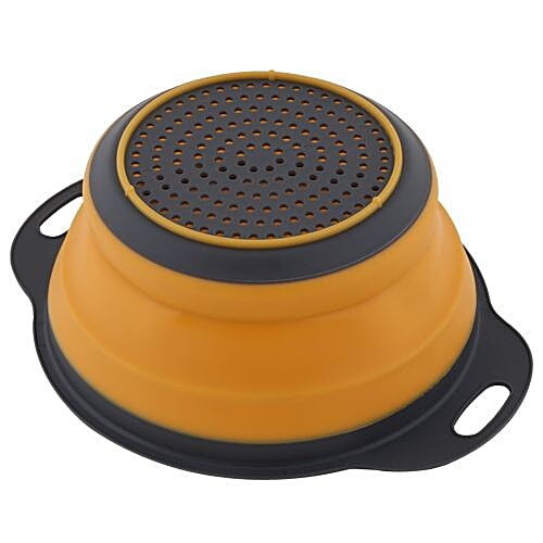 DP Collapsible Silicone Colander/Strainer - Assorted Color, Big, Bb 630, 1 pc  
