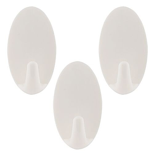 DP Plastic Hook - White, BB 754, 2 pcs  