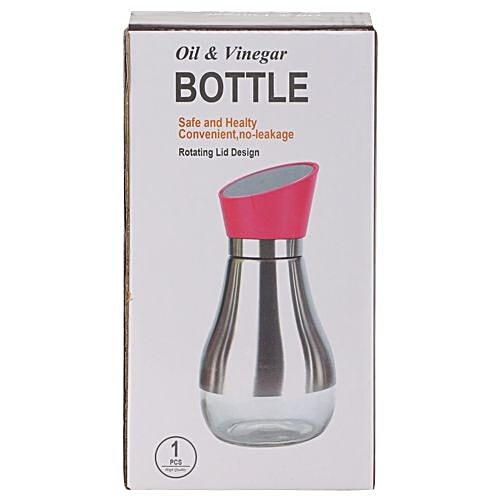 DP SS & Glass Oil/Vinegar Holder/Pourer - BB537, 1 pc  