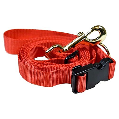 Buy Heads up for tails Dog Leash Nylon, Adjustable, Red Online at