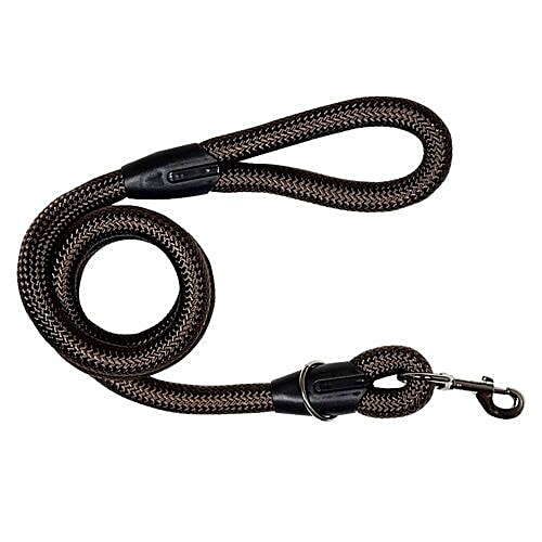 Buy Heads up for tails Dog Leash Nylon, Braided, Brown Online at Best