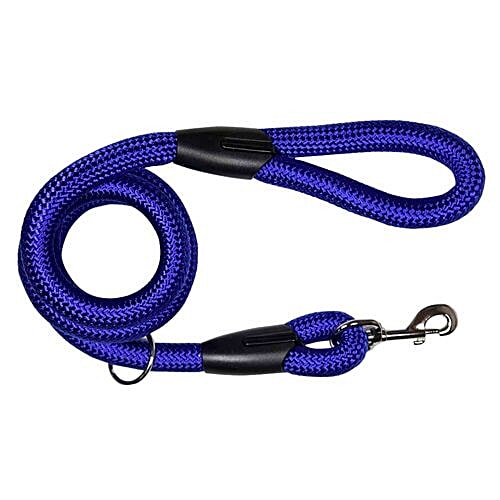 Buy Heads up for tails Dog Leash Nylon, Braided, Navy Blue Online at