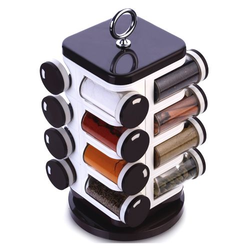 Ganesh Spice Rack - Storewell, With 16 Containers, 1 pc  