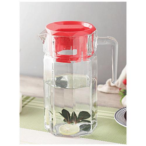 Pasabahce Glass Jug/Carafe/Bottle/Kosem, 1.25 L