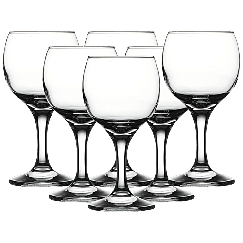Buy Pasabahce Wine Glass Bistro, Stemware, 225 ml each Online at Best