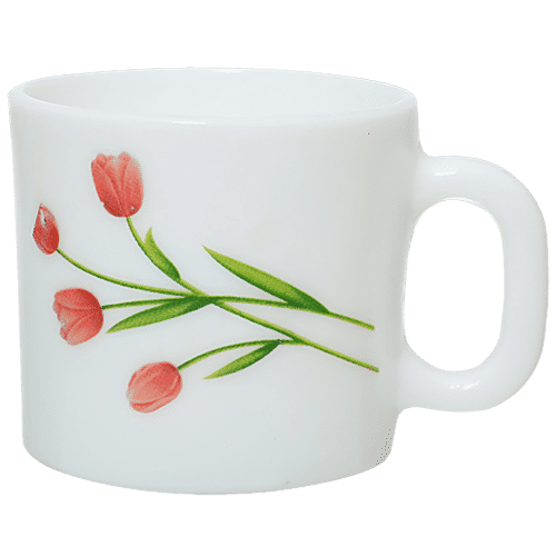 Buy LaOpala Chai/Tea Cup Set Opalware, Radiant Curves, 120 ml Online