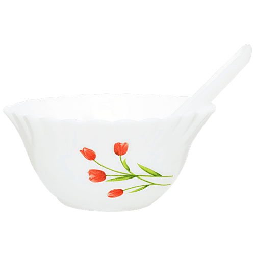 LaOpala Opalware Soup Set - Radiant Curves, 12 pcs  