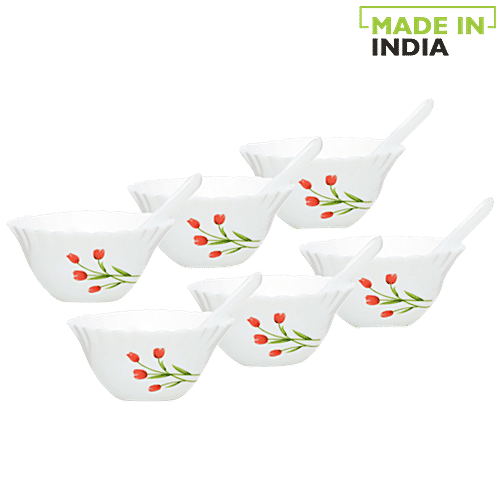 LaOpala Opalware Soup Set - Radiant Curves, 12 pcs  