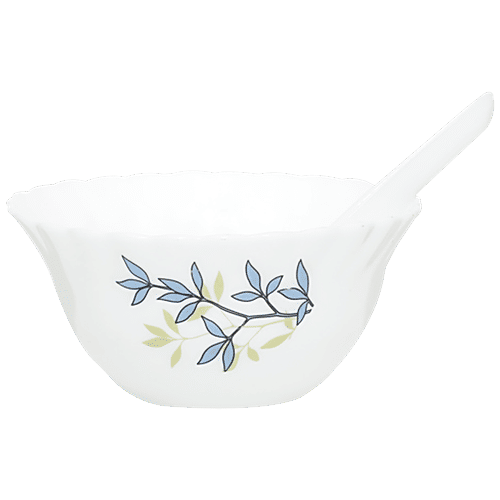 LaOpala Opalware Soup Set - Silken Charms, 12 pcs  