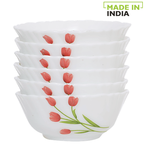 Buy LaOpala Opalware Soup Bowl Set Radiant Curves Online at Best