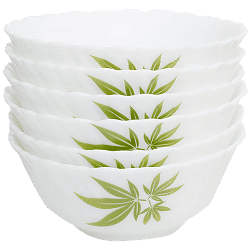 Buy LaOpala Opalware Soup Bowl Set Trinity Green Online at Best Price of Rs 450 bigbasket