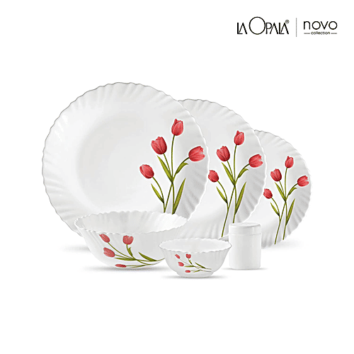Buy LaOpala Opalware Dinner Set Radiant Curves Online at Best Price