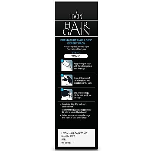 Buy Livon Expert Pack Shampoo & Tonic, Hair Gain Online at Best Price