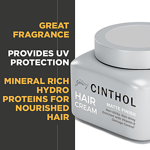 Buy Cinthol Hair Styling Cream Non Sticky, Matte Finish Online at