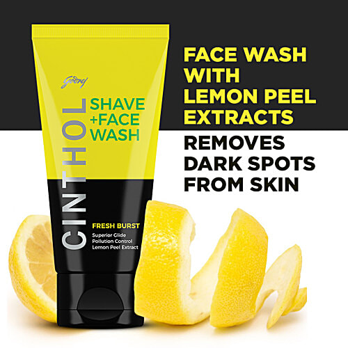 Buy Cinthol 2in1 Shaving Cream + Face Wash Fresh Burst Online at