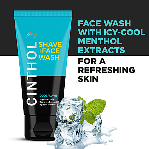 Buy Cinthol 2in1 Shaving Cream + Face Wash Cool Wave Online at Best