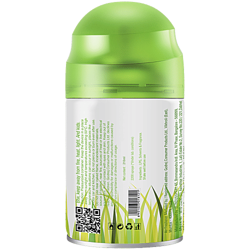 Godrej Aer Fresh Lush Green Air Freshener - Refill, 210 ml  Lasts Up to 2200 Sprays
