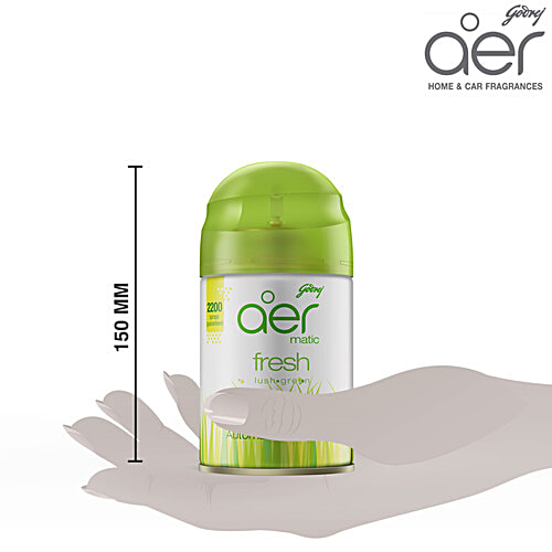 Buy Godrej Aer Matic Automatic Air Freshener Refill, Fresh Lush Green