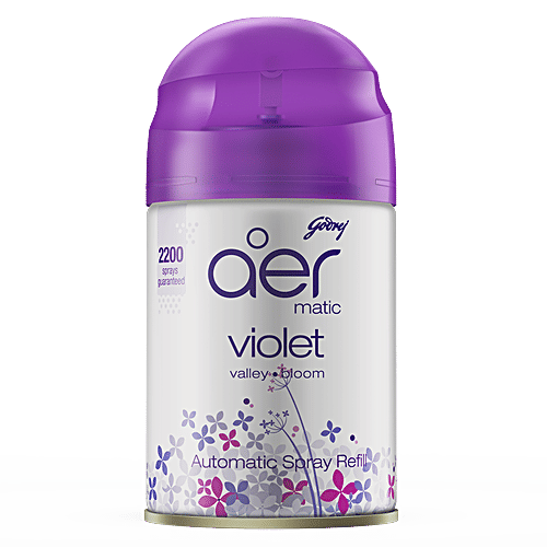 Buy Godrej Aer Matic Automatic Air Freshener Refill Pack, Violet