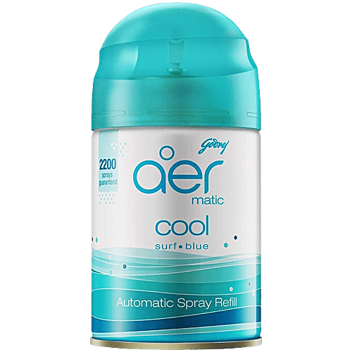 Godrej Aer Cool Surf Blue Air Freshener - Refill, 210 ml  