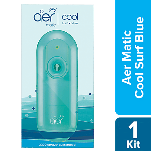 Buy Godrej Aer Matic Kit, Automatic Room Fresheners Cool Surf Blue