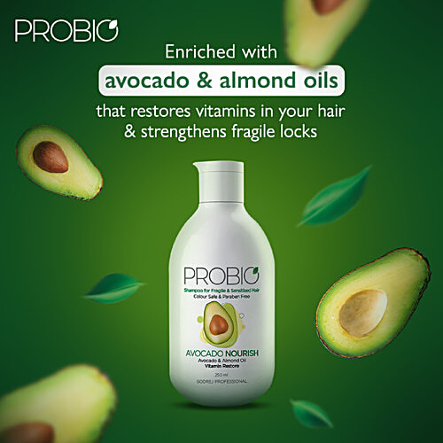 Godrej Professional Avocado Nourish Shampoo - For Fragile Hair, 250 ml  