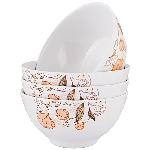 Iveo  100% Melamine Veg Bowl Set - SMG, 190 ml (Set of 4) 