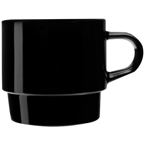 Buy Iveo Glass Stackable Milk Mug - Black Online at Best Price - bigbasket