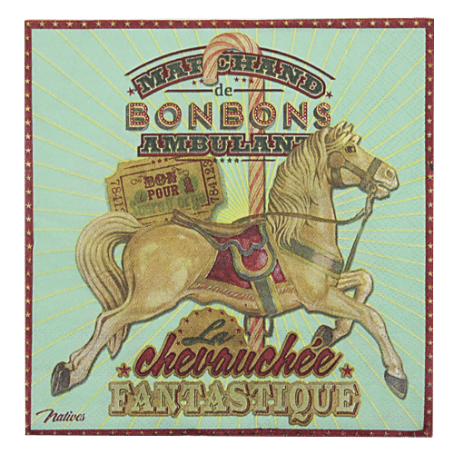 BB Home Paper Napkins - Bonbons, 20 pulls  