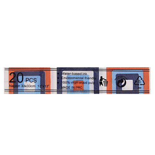 BB Home Paper Napkins - Square, 20 pulls  