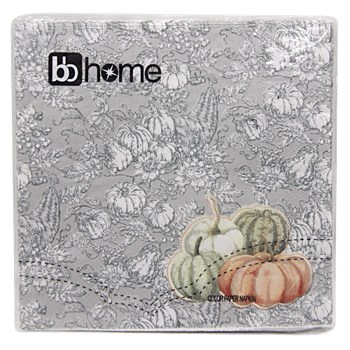 BB Home Paper Napkins - Pumpkin, 20 pulls  