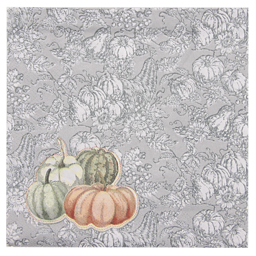 BB Home Paper Napkins - Pumpkin, 20 pulls  