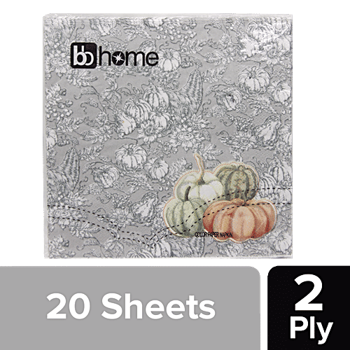 BB Home Paper Napkins - Pumpkin, 20 pulls  