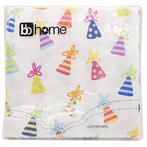BB Home Paper Napkins - Birthday cap, 20 pulls  