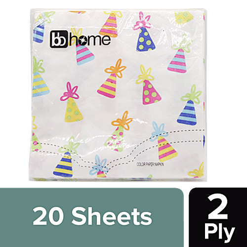BB Home Paper Napkins - Birthday cap, 20 pulls  