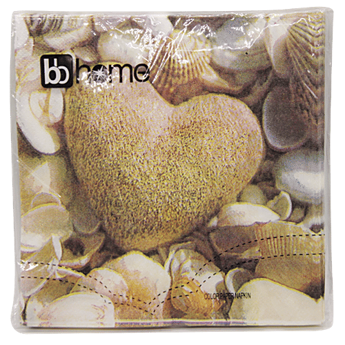 BB Home Paper Napkins - Heart, 20 Pulls  