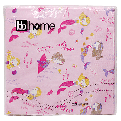 BB Home Paper Napkins - Mermaid, 20 Pulls  
