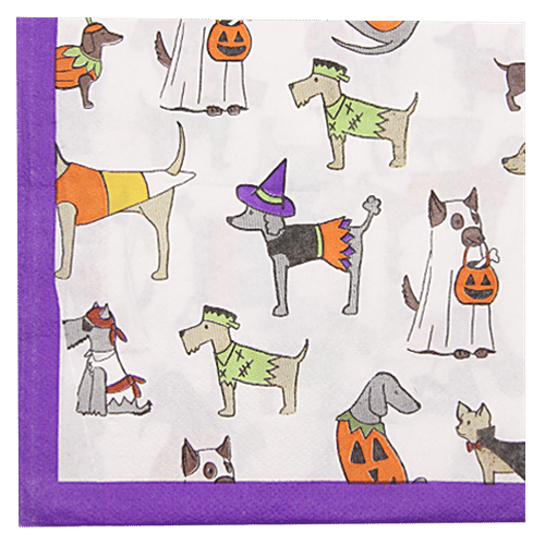 BB Home Paper Napkins - Halloween Pup, 20 Pulls  