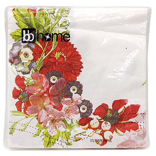 BB Home Paper Napkins - Cherry, 20 Pulls  