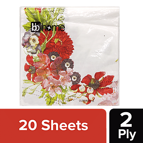 BB Home Paper Napkins - Cherry, 20 Pulls  