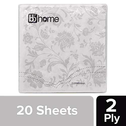 Buy BB Home Paper Napkins Grey Print Online at Best Price of Rs 79 bigbasket
